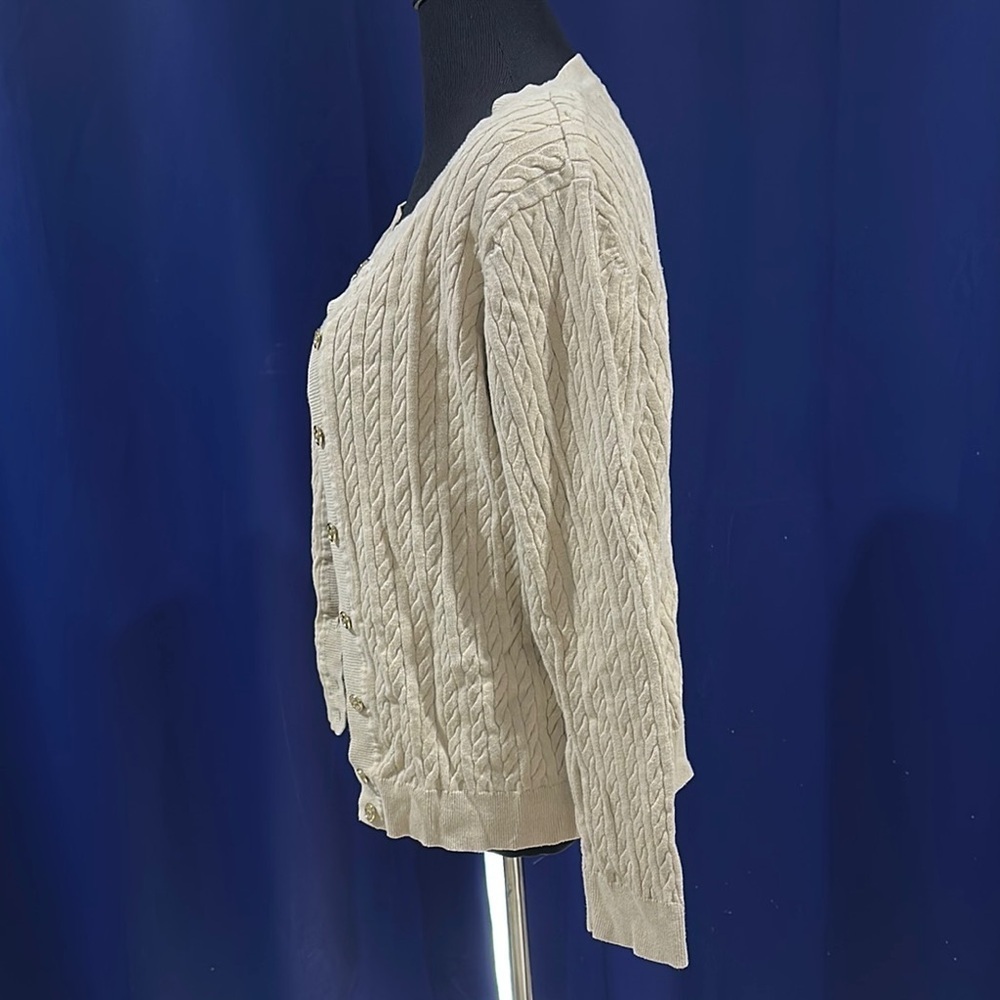 Karen Scott cream cardigan size extra large XL - Picture 3 of 5